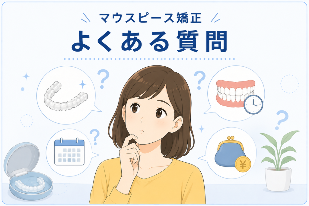 マウスピース矯正のよくある質問