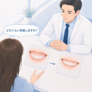 ガミースマイルは矯正治療だけで治せる？手術をしないアンカースクリュー治療の効果と限界は？