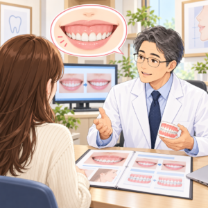 ガミースマイルを外来手術で改善する方法は？圧迫骨短縮術を併用した矯正治療について